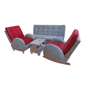 Juego de sala tipo huevo - Muebles Oddy - Comedores - Sofá camas